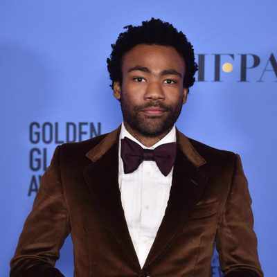 Donald Glover tras la ceremonia de los Globos de Oro 2017