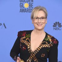 Meryl Streep tras la ceremonia de los Globos de Oro 2017