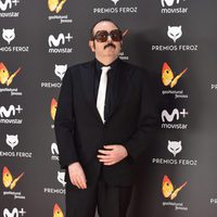 Carlos Areces en la alfombra roja de los Premios Feroz 2017