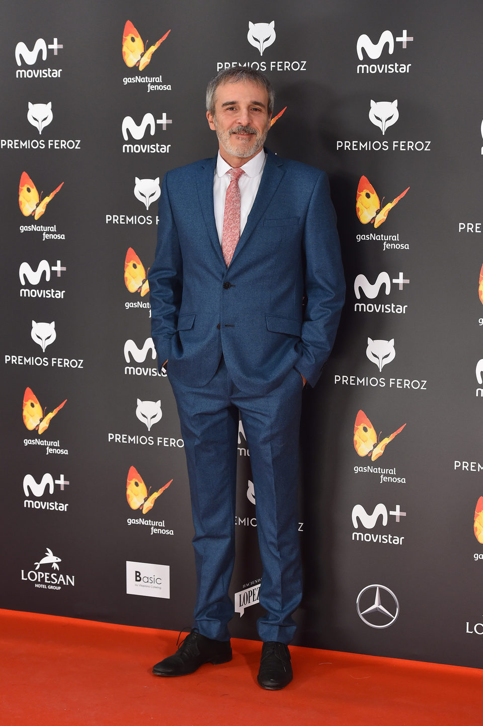 Fernando Guillén Cuervo en la alfombra roja de los Premios Feroz 2017