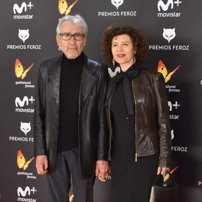 José Sacristán y Amparo Pascual en la alfombra roja de los Premios Feroz 2017