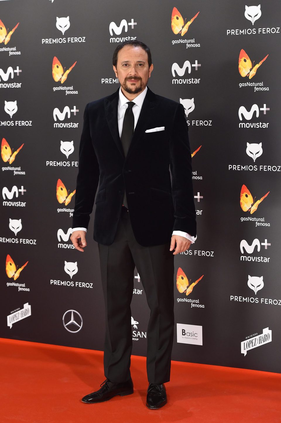 Luis Callejo en la alfombra roja de los Premios Feroz 2017