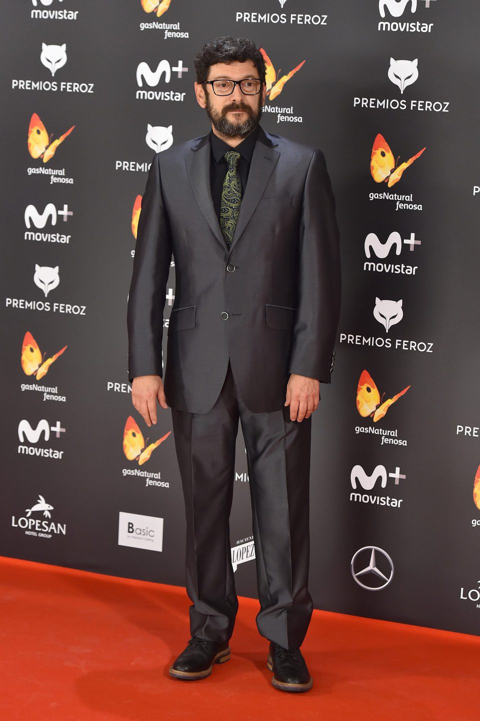 Manolo Solo en la alfombra roja de los Premios Feroz 2017