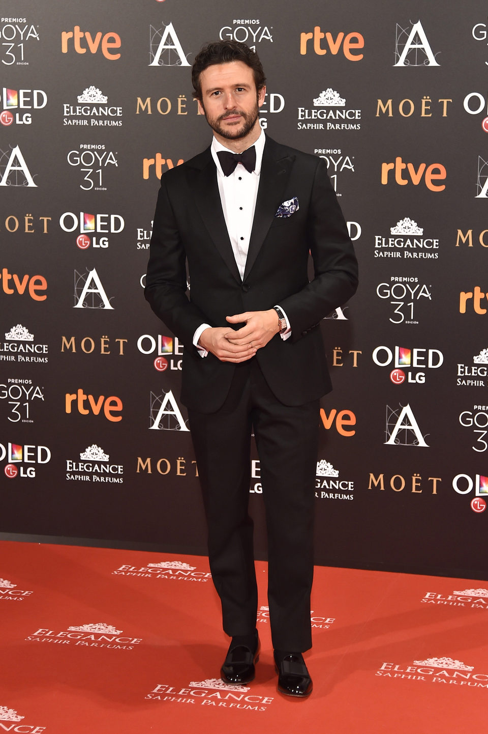 Diego Martín, protagonista de la serie 'Velvet' en los Goya 2017