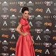 Cristina Rodriguez en la alfombra roja de los Premios Goya 2017