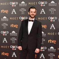 Guillermo Barrientos en la alfombra roja de los Goya 2017