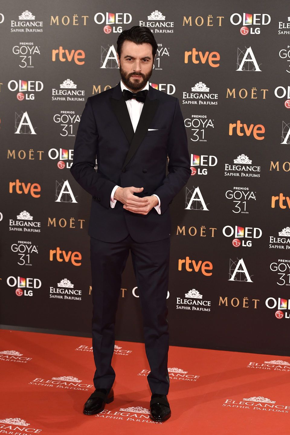  Javier Rey en los premios Goya 2017