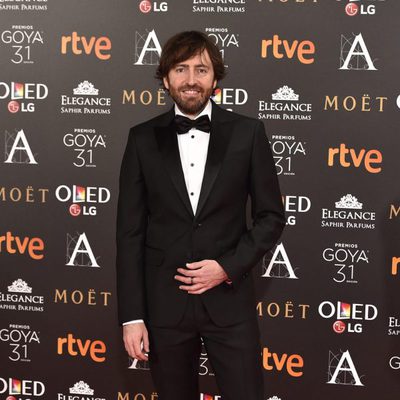 El director Daniel Sánchez Arévalo en la alfombra roja de los Premios Goya 2017