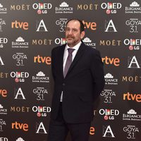 Karra Elejalde, actor de '100 metros', en la alfombra roja de los Premios Goya 2017