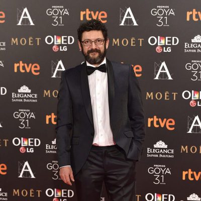 El actor Manolo Solo, nominado a Mejor actor de reparto, en la alfombra roja de los Premios Goya 2017