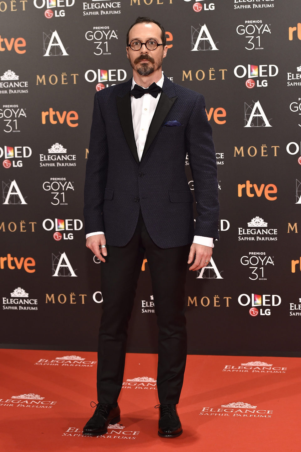 El actor Fele Martínez la alfombra roja de los Premios Goya 2017