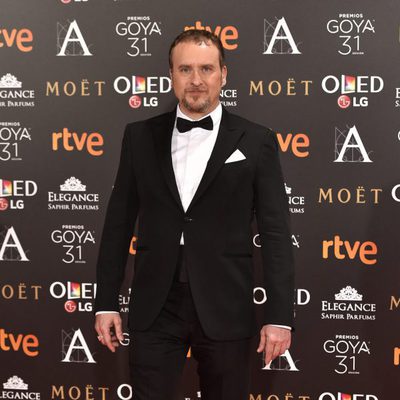 El actor Fernando Cayo en la alfombra roja de los Premios Goya 2017