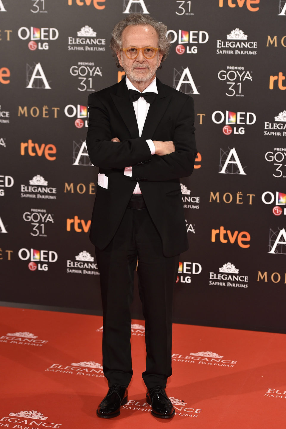 El director Fernando Colomo en la alfombra roja de los premios Goya 2017