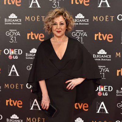 Carmen Machi en la alfombra roja de los Premios Goya 2017