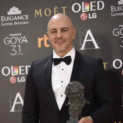 Roberto Álamo ganador del Goya 2017 a Mejor Actor Protagonista por 'Que Dios nos perdone'