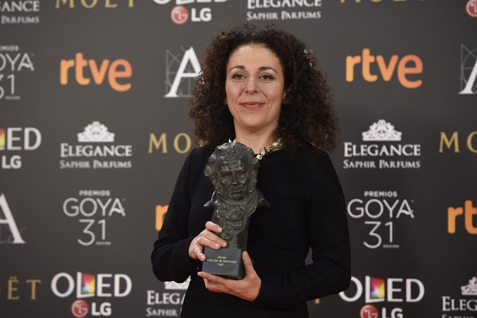 Sandra Hermida, ganadora del premio Goya 2017 a Mejor dirección de producción