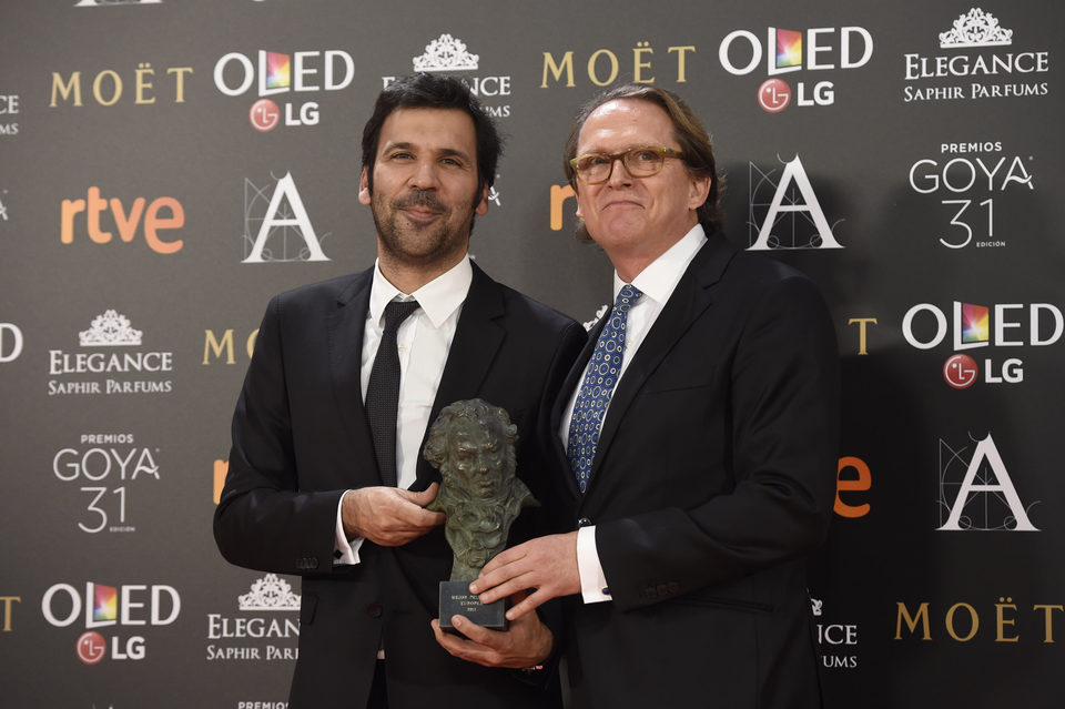 Enrique Costa ganador del Goya 2017 a Mejor Película Europea por 'Elle'