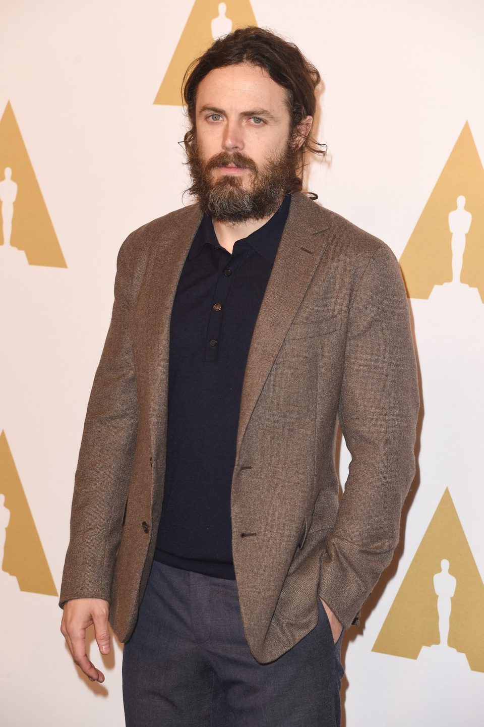 Casey Affleck en la Comida Anual de los Nominados en los Premios Oscar 2017