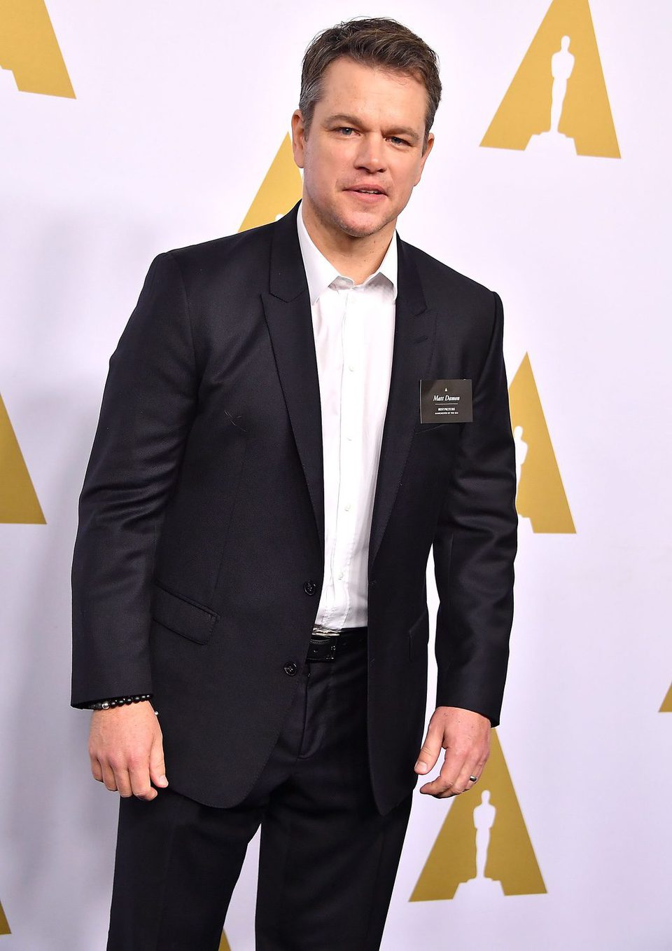 Matt Damon en la Comida Anual de los Nominados en los Premios Oscar 2017