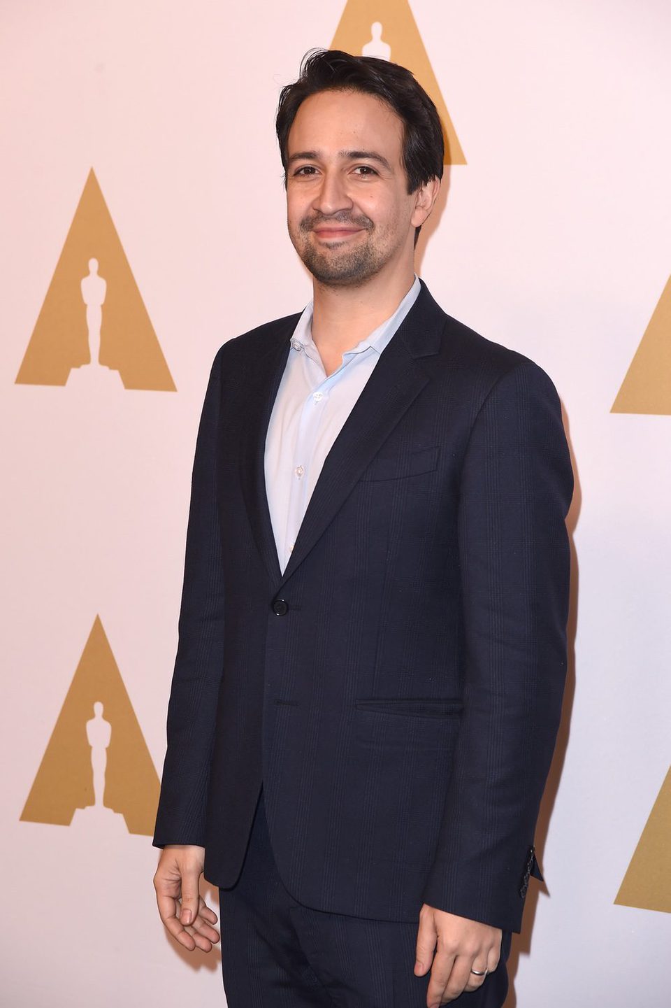 Lin-Manuel Miranda en la Comida Anual de los Nominados en los Premios Oscar 2017