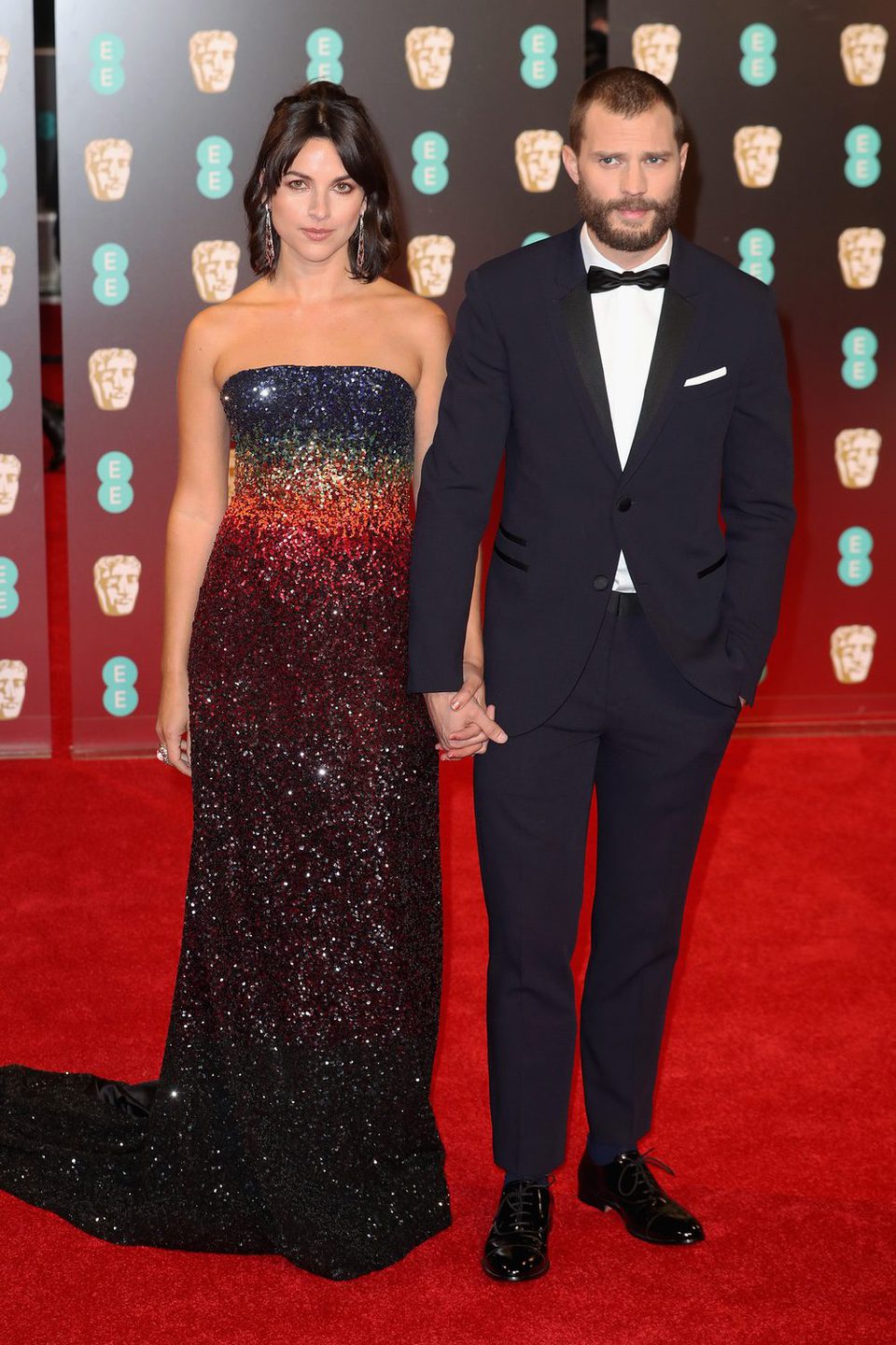 Jamie Dornan en la alfombra roja de los BAFTA 2017