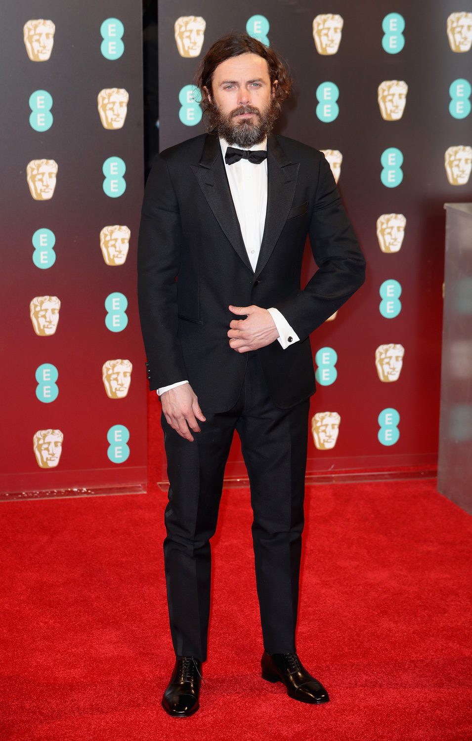 Casey Affleck en el photocall de los BAFTA 