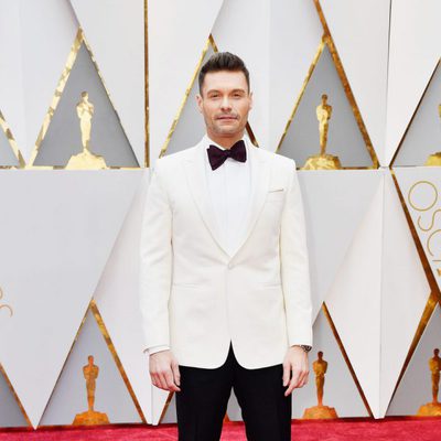 Ryan Seacrest en la alfombra roja de los Oscar 2017