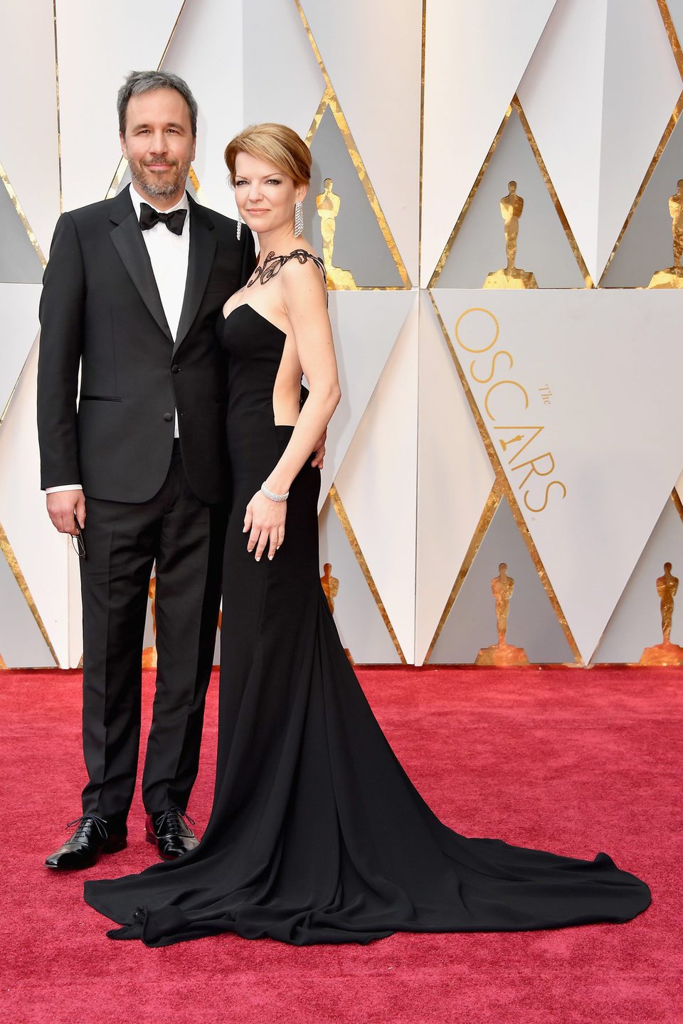 Denis Villeneuve en la alfombra roja de los Oscar 2017