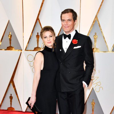 Michael Shannon y Kate Arrington en la alfombra roja de los Oscar 2017