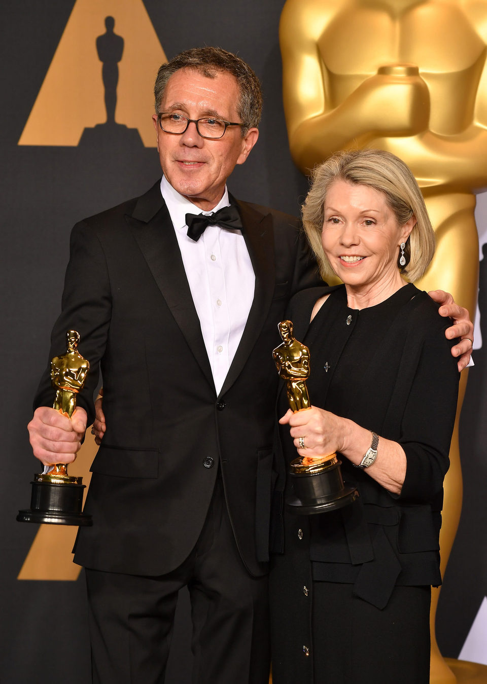 David Wasco y Sandy Reynolds-Wasco, ganadores del Oscar 2017 al Mejor Diseño de Producciónº