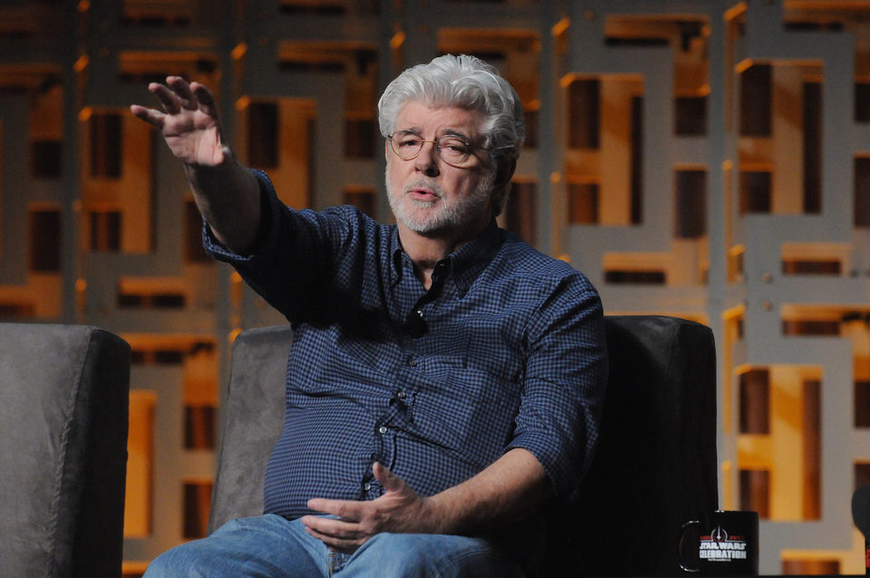 George Lucas hablando de la saga durante la Star Wars Celebration