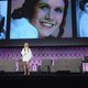 Billie Lourd durante el tributo a Carrie Fisher en la Star Wars Celebration