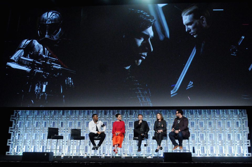 Kylo Ren y Boba Fet en el panel de 'Los últimos Jedi' en la Star Wars Celebration