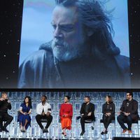 Imagen de Luke en el panel de 'Los últimos Jedi' en la Star Wars Celebration