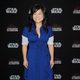 Kelly Marie Tran antes del panel de 'Los últimos Jedi' en la Star Wars Celebration