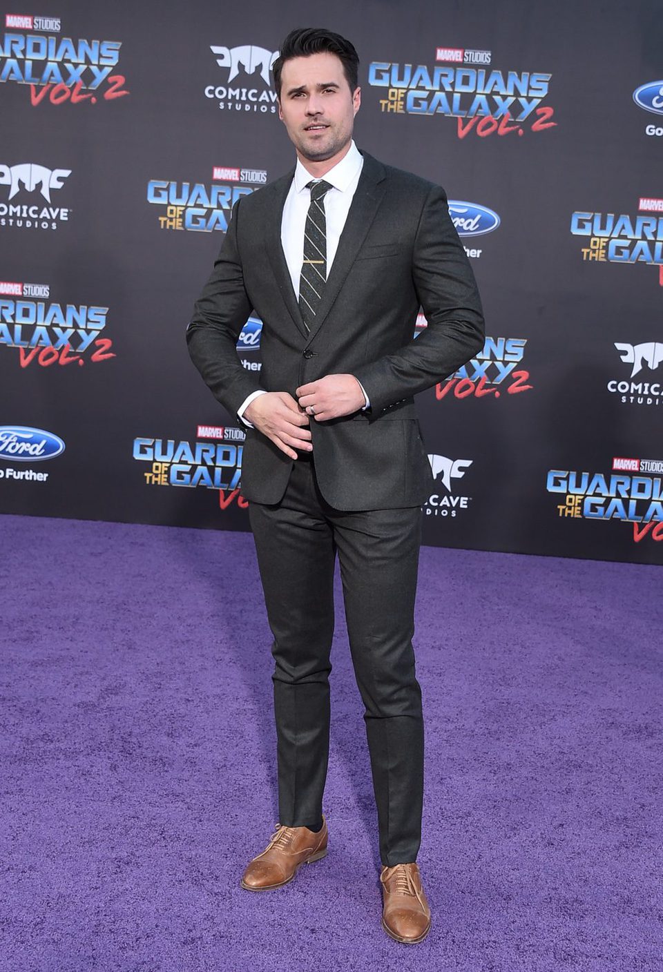 Brett Dalton en la premiere mundial de 'Guardianes de la galaxia Vol. 2' 