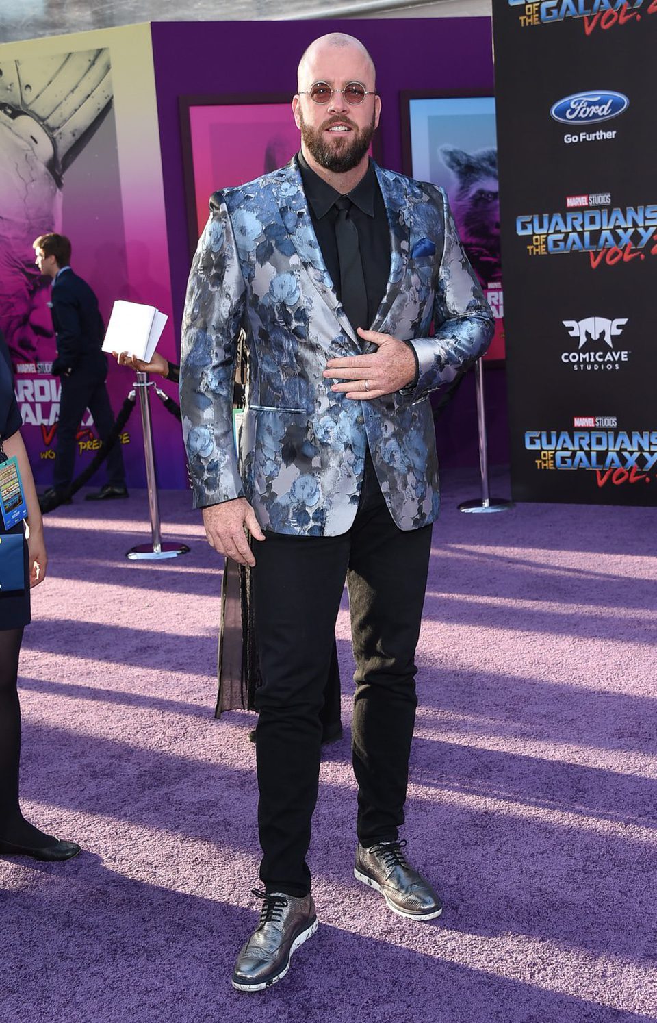 Chris Sullivan en la premiere mundial de 'Guardianes de la galaxia Vol. 2'