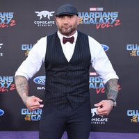 Dave Bautista en la premiere mundial de 'Guardianes de la galaxia Vol. 2'