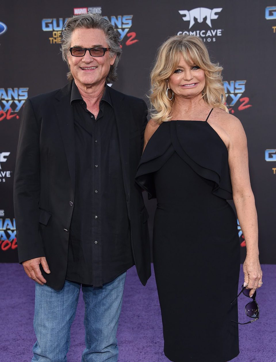 Kurt Russel y Goldie Hawn en la premiere mundial de 'Guardianes de la galaxia Vol. 2'