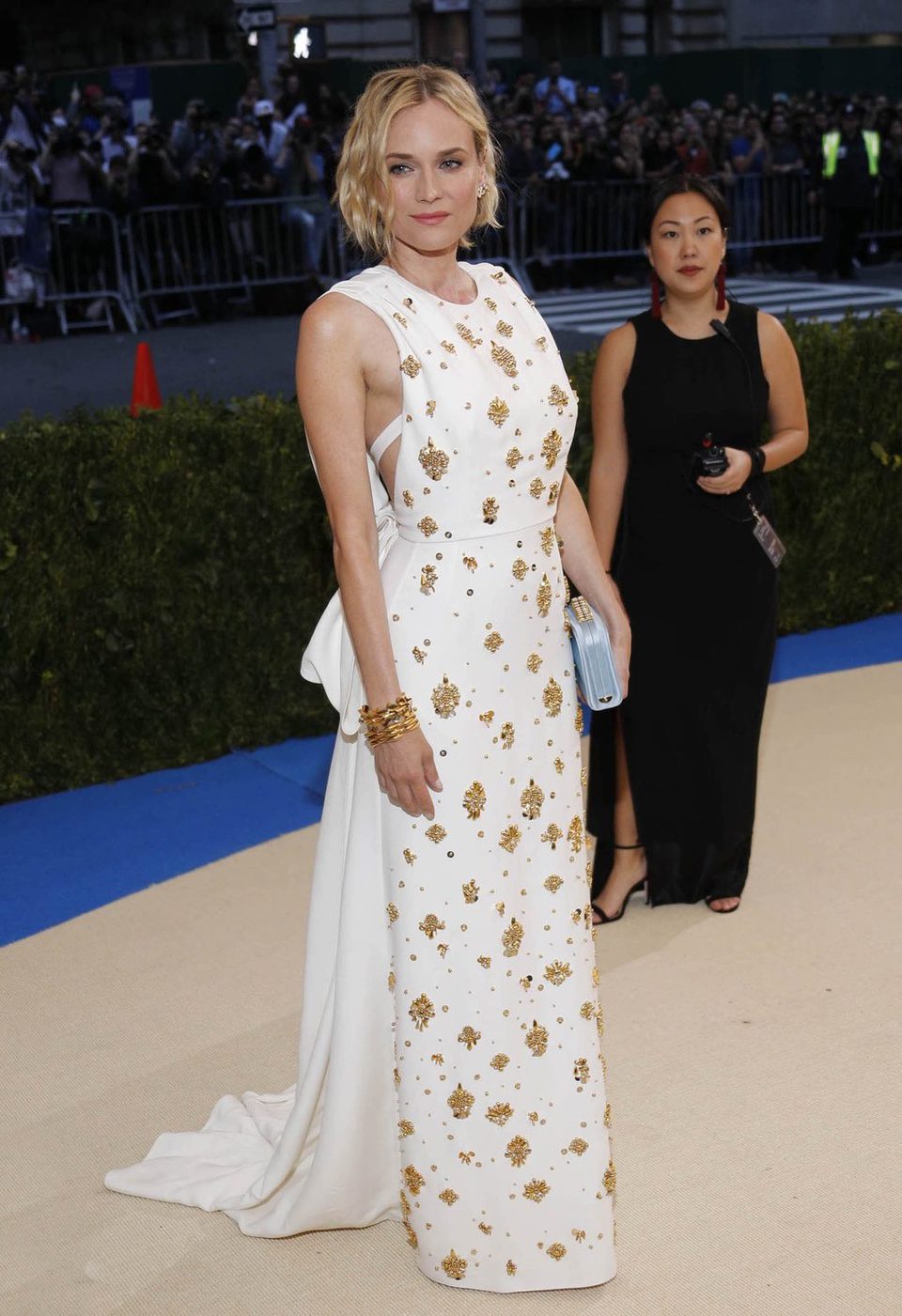 Diane Kruger en la alfombra roja de la Gala Met 2017