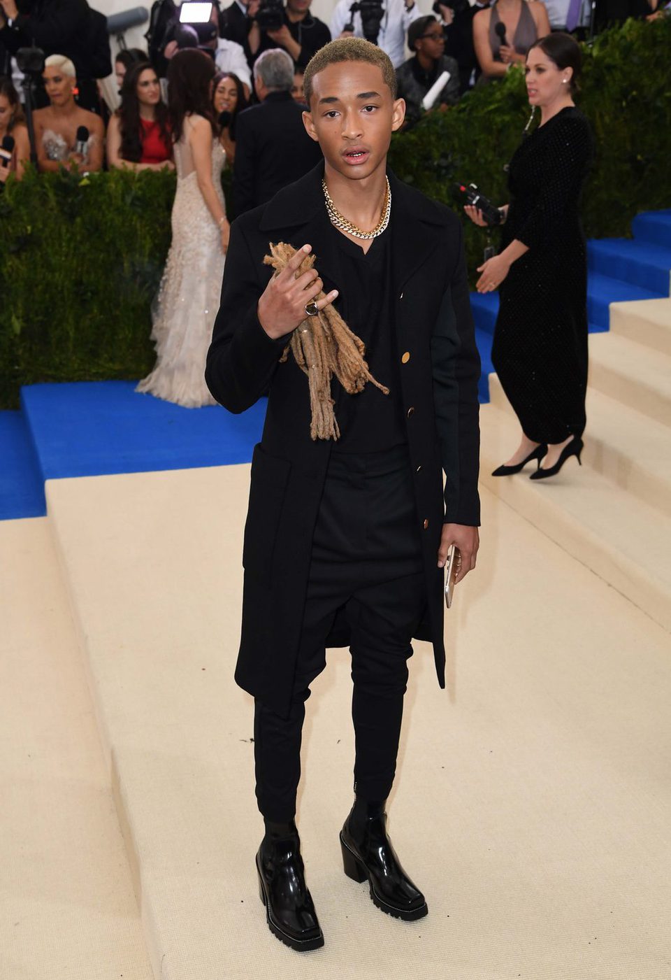 Jaden Smith en la alfombra roja de la Gala Met 2017