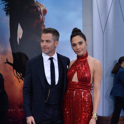 Gal Galdot y Chris Pine en la premiere de 'Wonder Woman' 