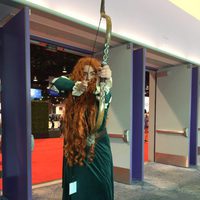 Fan disfrazada de Brave en la D23