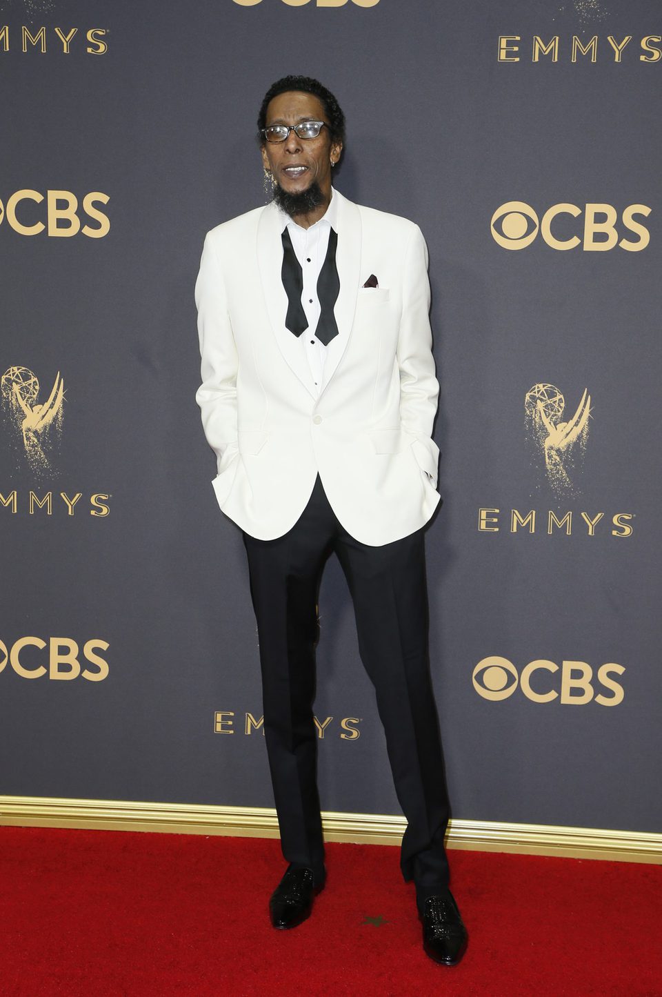 Ron Cephas Jones en la alfombra roja de los premios Emmy 2017