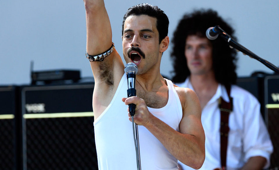 Malek como Freddie Mercury