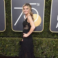 Missi Pyle en los Globos de Oro 2018 alfombra roja