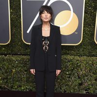 Reed Morano en la alfombra roja de los Globos de Oro 2018