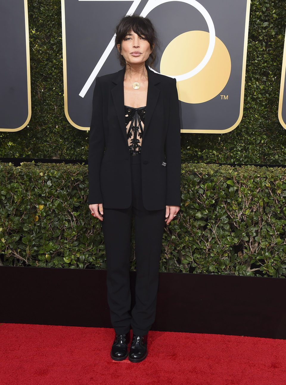 Reed Morano en la alfombra roja de los Globos de Oro 2018