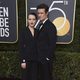 Claire Foy y Matt Smith en la alfombra roja de los Globos de Oro 2018