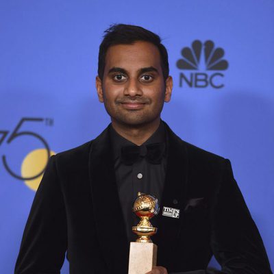 Aziz Ansari gana el Globo de Oro 2018 Como Mejor Actor Tv - Comedia o Musical